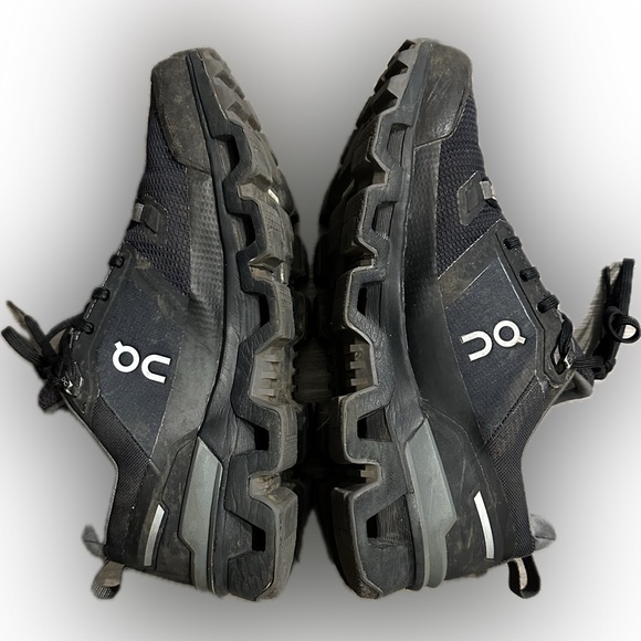 On Cloudwander Waterproof Hiking Shoe Sneakers Black Size 9 - Picture 10 of 13